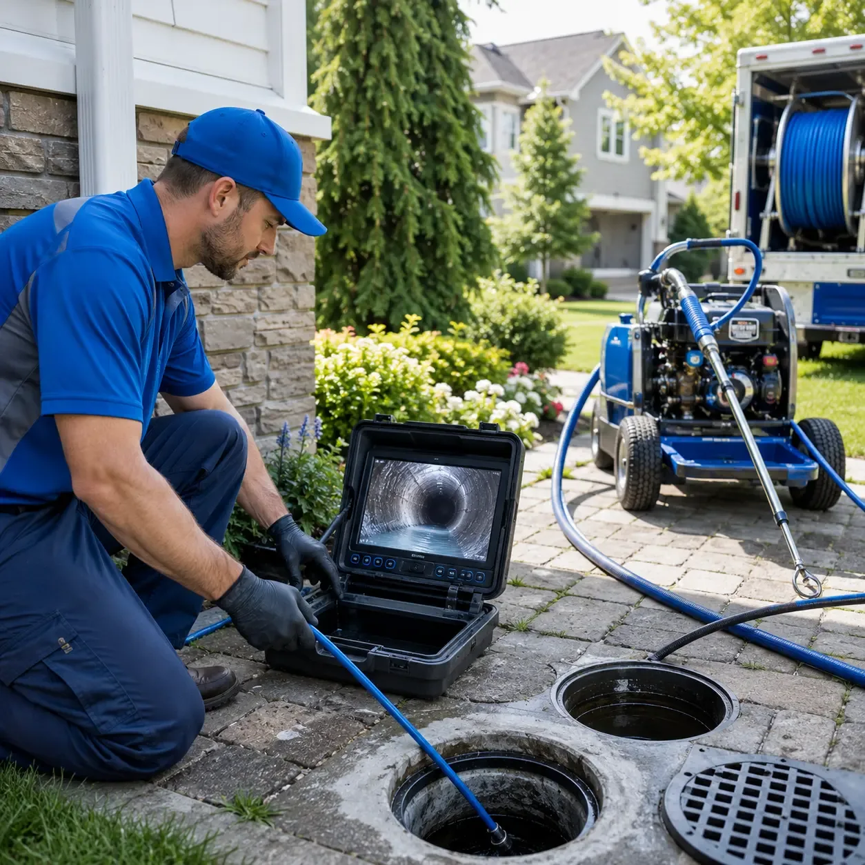 Outdoor drain cleaning professionals serving Sullivan, NH